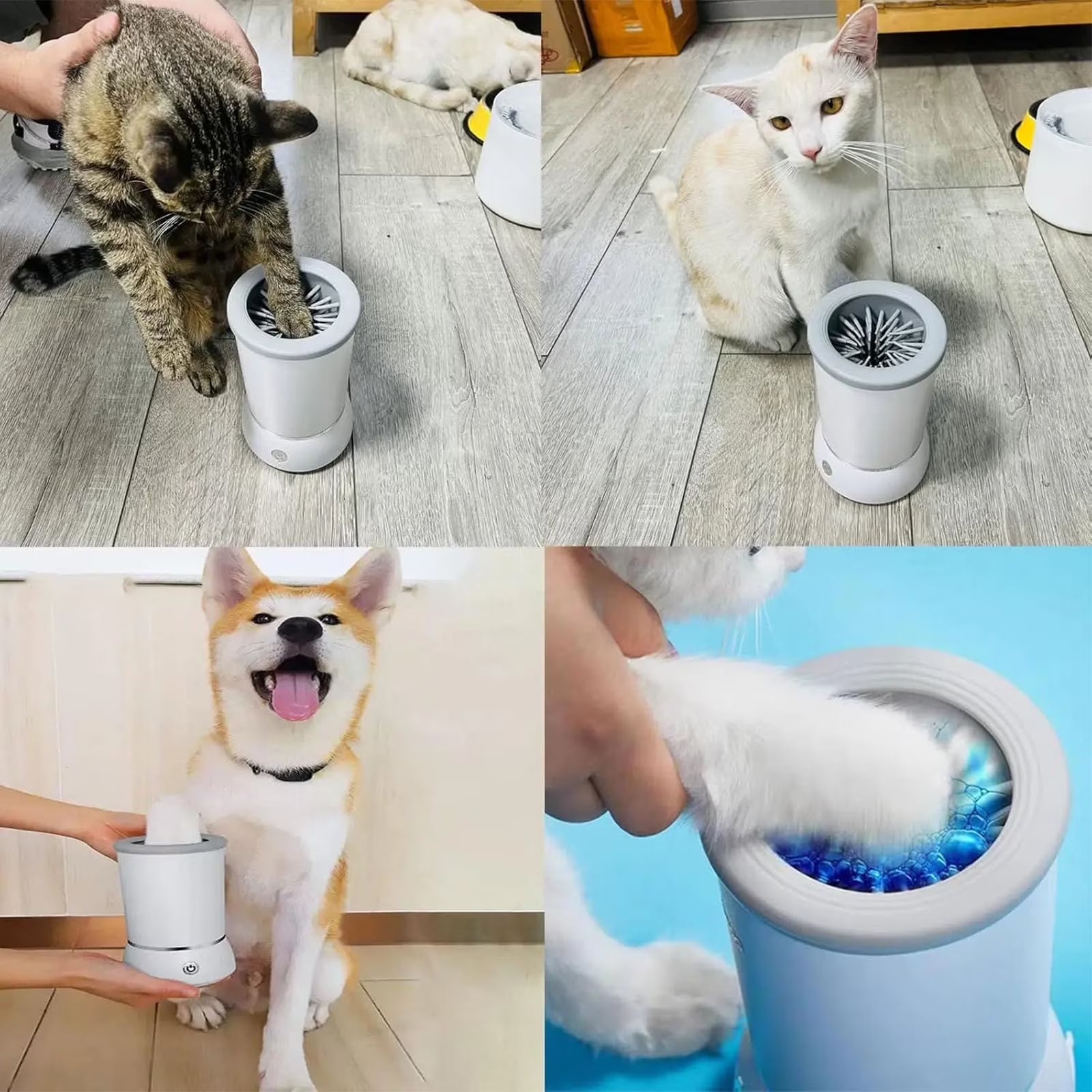 Revolutionize Pet Care with the GWAAMB Automatic Foot Washing Machine - Effortless Cleaning for Dogs and Cats!