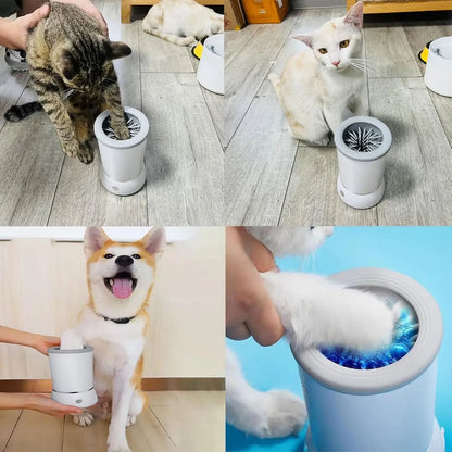 Revolutionize Pet Care with the GWAAMB Automatic Foot Washing Machine - Effortless Cleaning for Dogs and Cats!
