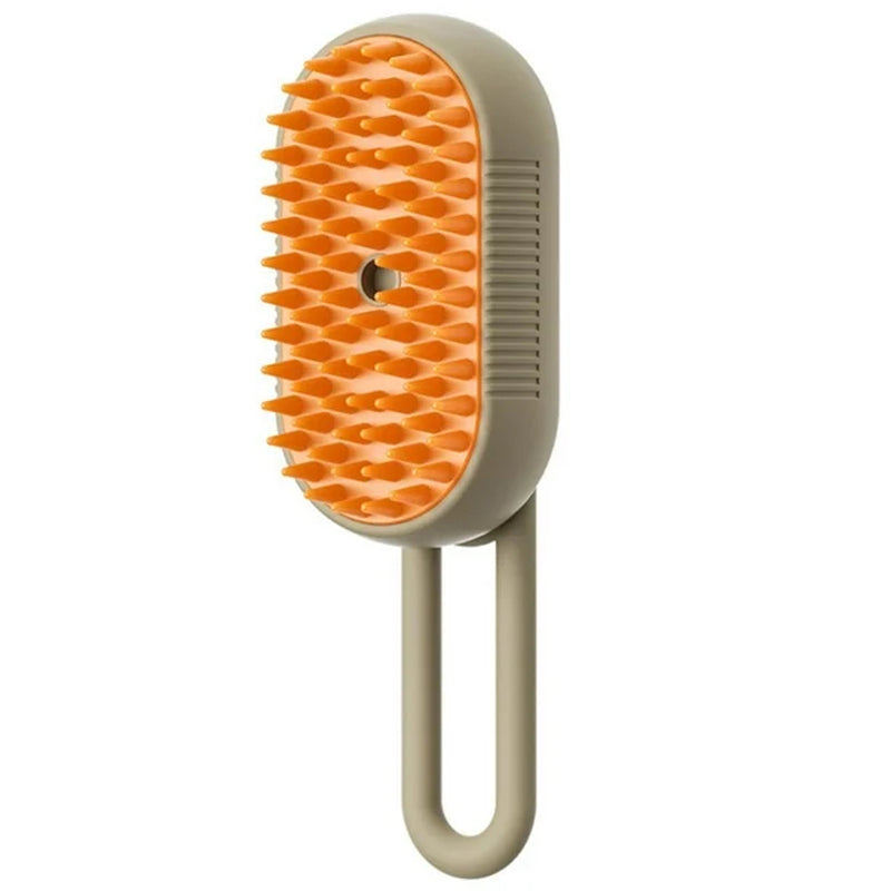 3-in-1 Electric Pet Grooming Brush with Steam and Spray for Cats and Dogs - Comb for Massage and Hair Removal