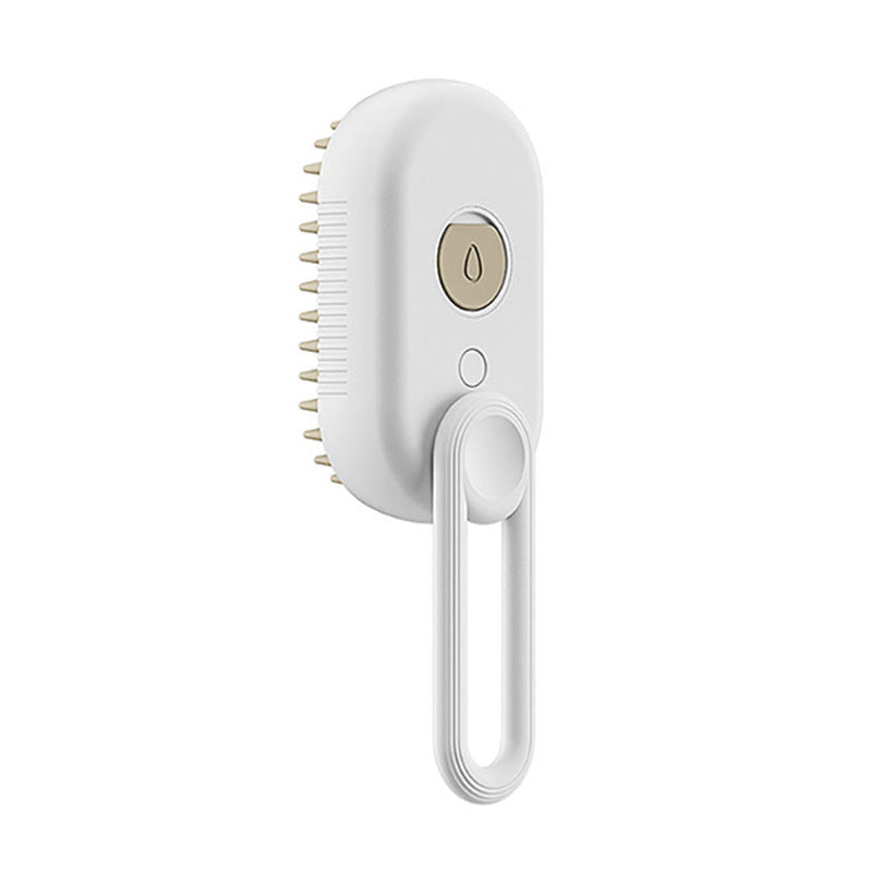 3-in-1 Electric Pet Grooming Brush with Steam and Spray for Cats and Dogs - Comb for Massage and Hair Removal