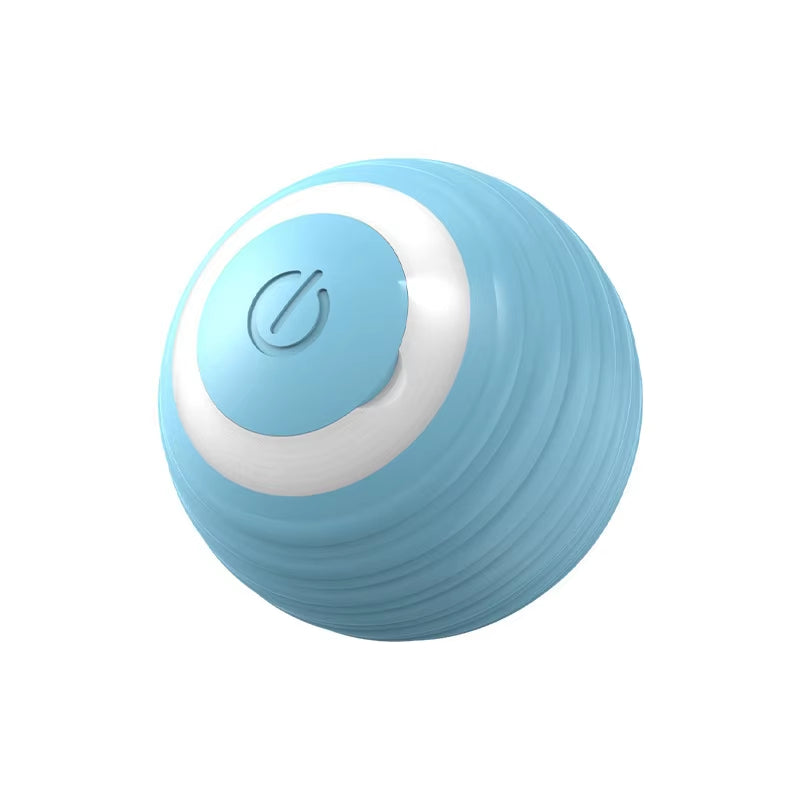 USB Rechargeable Interactive Cat Ball - Automatic Indoor Hunting Toy with Erratic Motion for Engaging Play