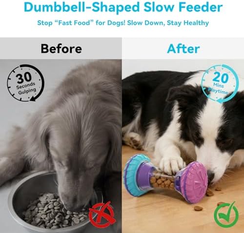 Interactive Dog Puzzle Toys for All Breeds - Durable Enrichment Toy for Mental Stimulation, Treat Dispensing, and Slow Feeding
