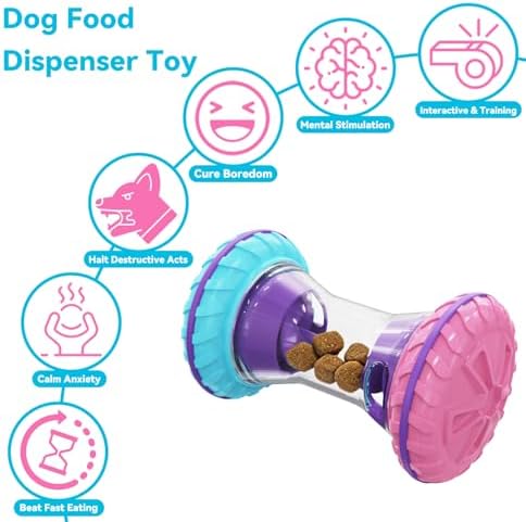 Interactive Dog Puzzle Toys for All Breeds - Durable Enrichment Toy for Mental Stimulation, Treat Dispensing, and Slow Feeding