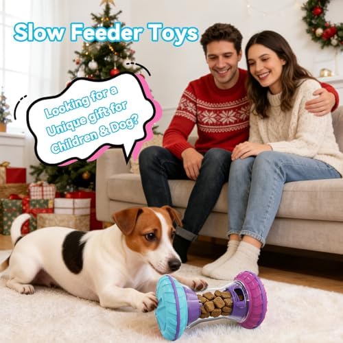 Interactive Dog Puzzle Toys for All Breeds - Durable Enrichment Toy for Mental Stimulation, Treat Dispensing, and Slow Feeding