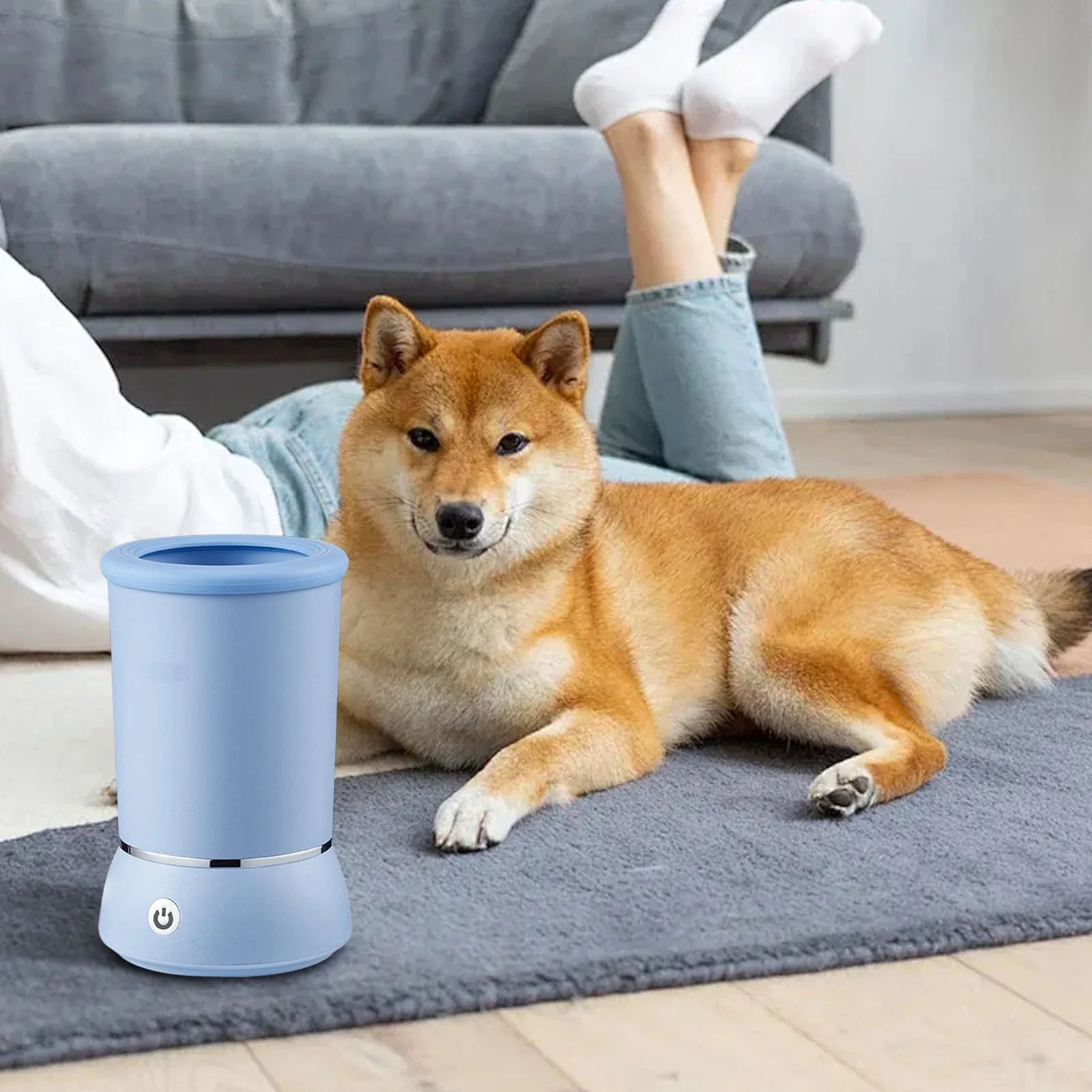 Revolutionize Pet Care with the GWAAMB Automatic Foot Washing Machine - Effortless Cleaning for Dogs and Cats!